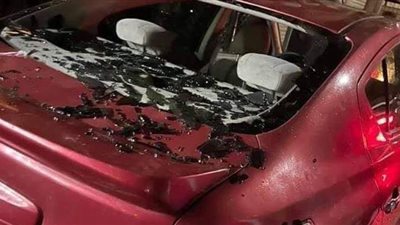 10 صور ترصد تحطيم السيارات والمحال في رأس السنة ببورسعيد