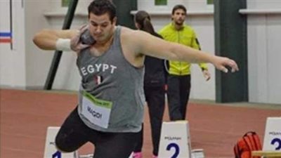 محمد مجدي لاعب منتخب القوى يتأهل لأولمبياد طوكيو