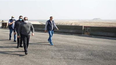 تعرف على الطريق الدائري الأوسطي تزامنا مع أولى جولات السيسي في 2021