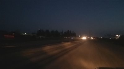 ظلام دامس بطريق «المنصورة – جمصة» في الدقهلية (صور)