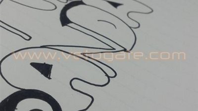 بالصور.. طالب كويتي يرسم أسماء أصدقائه احتفالا بعيد الحب