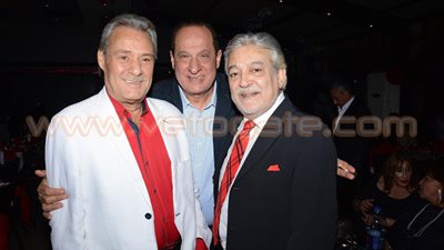 بالصور.. فاروق الفيشاوي ونيرمين الفقي في عيد الحب المصري اللبناني