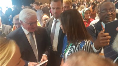 وزيرة الهجرة تلتقي سيدات أفريقيا المشاركات بمؤتمر