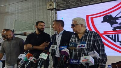 تصريحات نارية لرئيس الزمالك في مؤتمر تقديم ميتشو: الخطيب مهارته في قدمه وثقافته محدودة..جنش المجنون وجروس سبب خسارة الدوري..جهاد جريشة 