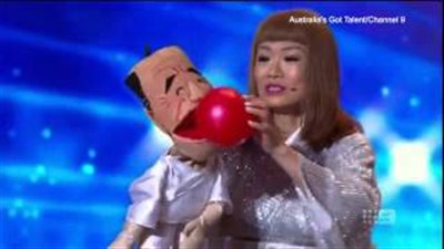 بالفيديو.. امرأة تثير إعجاب لجنة تحكيم بالتحدث من بطنها