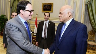 رئيس مجلس النواب يستقبل سفير فرنسا بالقاهرة (صور)