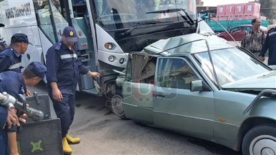 نجاة لاعبي غزل المحلة من الموت بعد تعرض أتوبيس الفريق لحادث تصادم (صور)