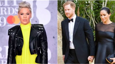 بينك تدافع عن ميجان ماركل وزوجها الأمير هاري