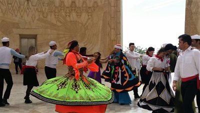 عروض للتنورة بمهرجان أسوان للفنون والثقافة (صور)