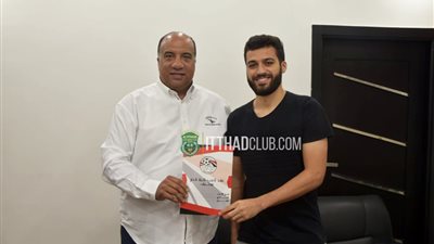 الاتحاد السكندري يتعاقد مع المدافع الدولي الليبي أحمد شلبي (صور)