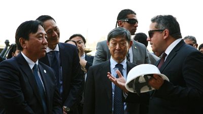 13 صورة ترصد زيارة رئيس هيئة التعاون الدولي اليابانية للمتحف الكبير