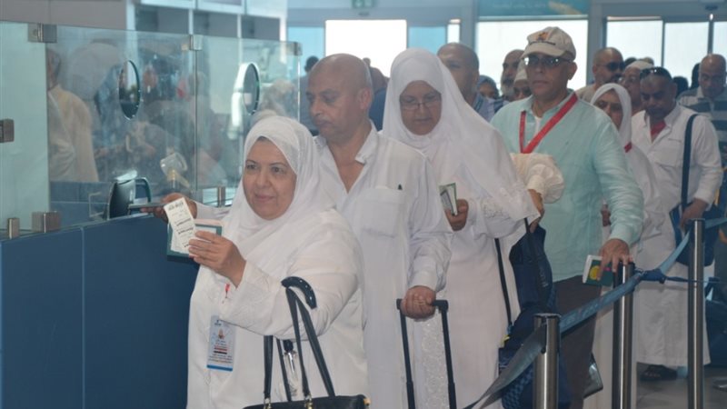 الحجاج أثناء العودة