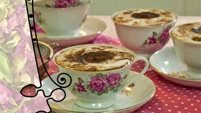 أرز باللبن بالكابوتشينو على طريقة الشيف آسيا