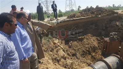 المرور الميداني وتكثيف عمليات التجديد لحل مشكلات مياه الشرب بالفيوم (فيديو)