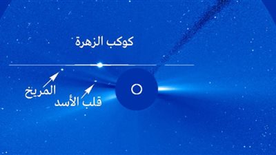 المريخ يقترن بالزهرة.. غدا
