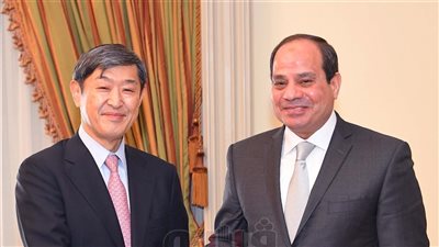 السيسي يدعو رئيس الوكالة اليابانية لتفقد المشروعات التنموية بمصر