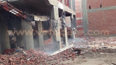 بالصور.. «الجيزة» تواجه مخالفات المبانى بحملات يومية