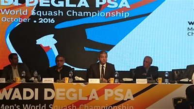 بالصور.. «درويش»: 350 ألف دولار مجموع جوائز مونديال الإسكواش