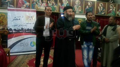 وكيل مطرانية قوص يدعم حملة ترشيد استهلاك المياه