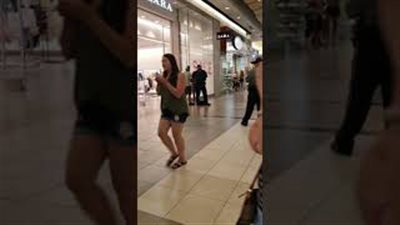 نهاية مروعة لفتاة حاولت سرقة متجر ملابس (فيديو)