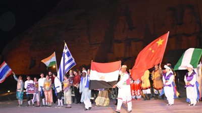 احتفالية في معبد أبوسمبل بمناسبة تعامد الشمس على رمسيس الثاني