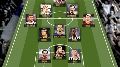 محمد صلاح يقود التشكيل المثالي للجولة 25 بالدوري الإيطالي