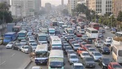 تعرف على خريطة الحالة المرورية بمحاور وميادين القاهرة