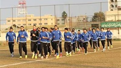 المصري يواصل استعداداته لمواجهة المقاصة الخميس