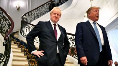 ترامب يشيد بجونسون: الرجل المناسب في المكان المناسب لتنفيذ البريكست