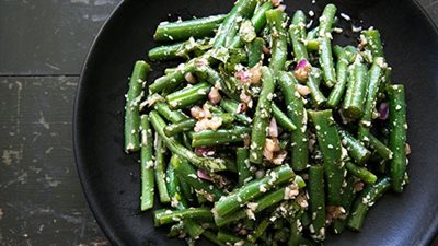 طريقة إعداد سلطة «الفاصوليا الخضراء» من مطبخ نجلاء الشرشابي