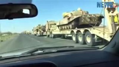 بالفيديو.. دبابات ومدرعات كويتية تتجه لليمن عبر الأراضي السعودية