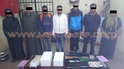 ضبط أسلحة نارية وأقراص مخدرة في حملة أمنية بالإسماعيلية