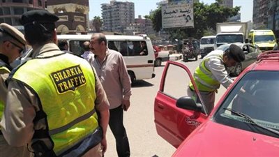 ضبط 24 سيارة تاكسي بالشرقية لعدم تطبيق التعريفة واستغلال المواطنين