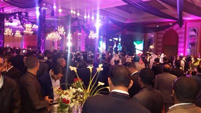 عزف السلام الجمهوري المصري في بداية الاحتفال بعيد الكويت (صور)