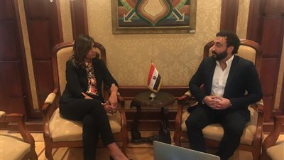 وزيرة الهجرة تلتقي رئيس اتحاد الدارسين المصريين في أمريكا الشمالية