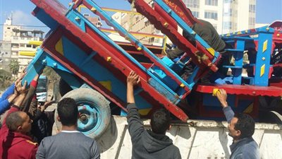 3 حملات لرفع الإشغالات بشرق الإسكندرية