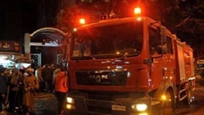 حريق هائل بمحطة مياه الشرب في قرية العباسة بالشرقية