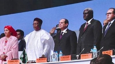 برنامج عمل رئاسي مكثف غدا في يوكوهاما اليابانية.. السيسي وآبي يترأسان قمة التيكاد.. الرئيس يستعرض رؤية مصر لتنمية أفريقيا.. قمة مصرية يابانية لتعزيز التعاون الاقتصادي.. وننشر أجندة المؤتمر