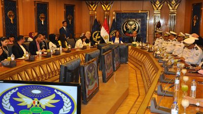 أكاديمية الشرطة تستقبل وفد شباب الجاليات المصرية بالخارج (صور)