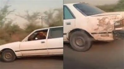 تصرف غريب من فتاة تتسبب في حادث تصادم بين سيارتين (فيديو)