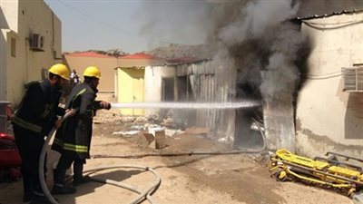 السيطرة على حريق في مخزن مشروبات غازية ببورسعيد