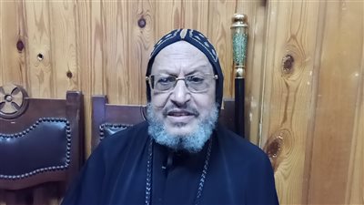 الأنبا مرقص في مارجرجس ميت دمسيس: نحتفل في أمن وأمان (فيديو )