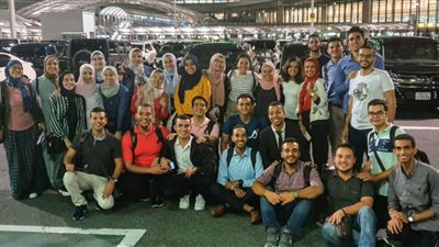 طالب بهندسة حلوان يحصل على منحة 