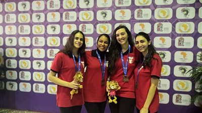 الريشة الطائرة يحصد 3 برونزيات بدورة الألعاب الأفريقية (صور)