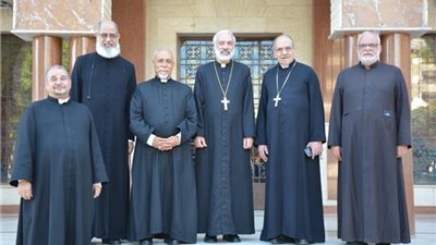 أساقفة الكاثوليك يهنئون الأنبا باسيليوس لتجليسه مطرانا لسوهاج