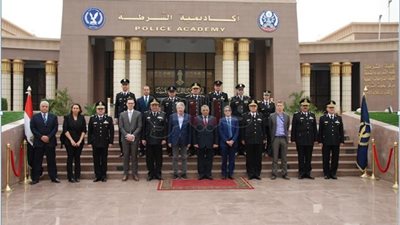 وفد من مسئولى الاتحاد الأوروبي يزور أكاديمية الشرطة لبحث تعزيز التعاون