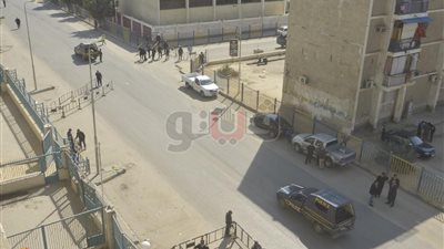 انتشار أمني بمحيط ستاد الإسماعيلية قبل لقاء طنطا (صور)