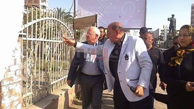 محافظ بورسعيد يتفقد موقع مبنى منظومة التأمين الصحي الجديدة (صور)