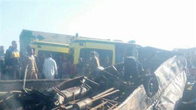 بالأسماء.. مصابو حادث احتراق أتوبيس الإسكندرية