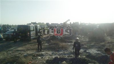 تفاصيل حالات مصابي حادث احتراق أتوبيس الإسكندرية